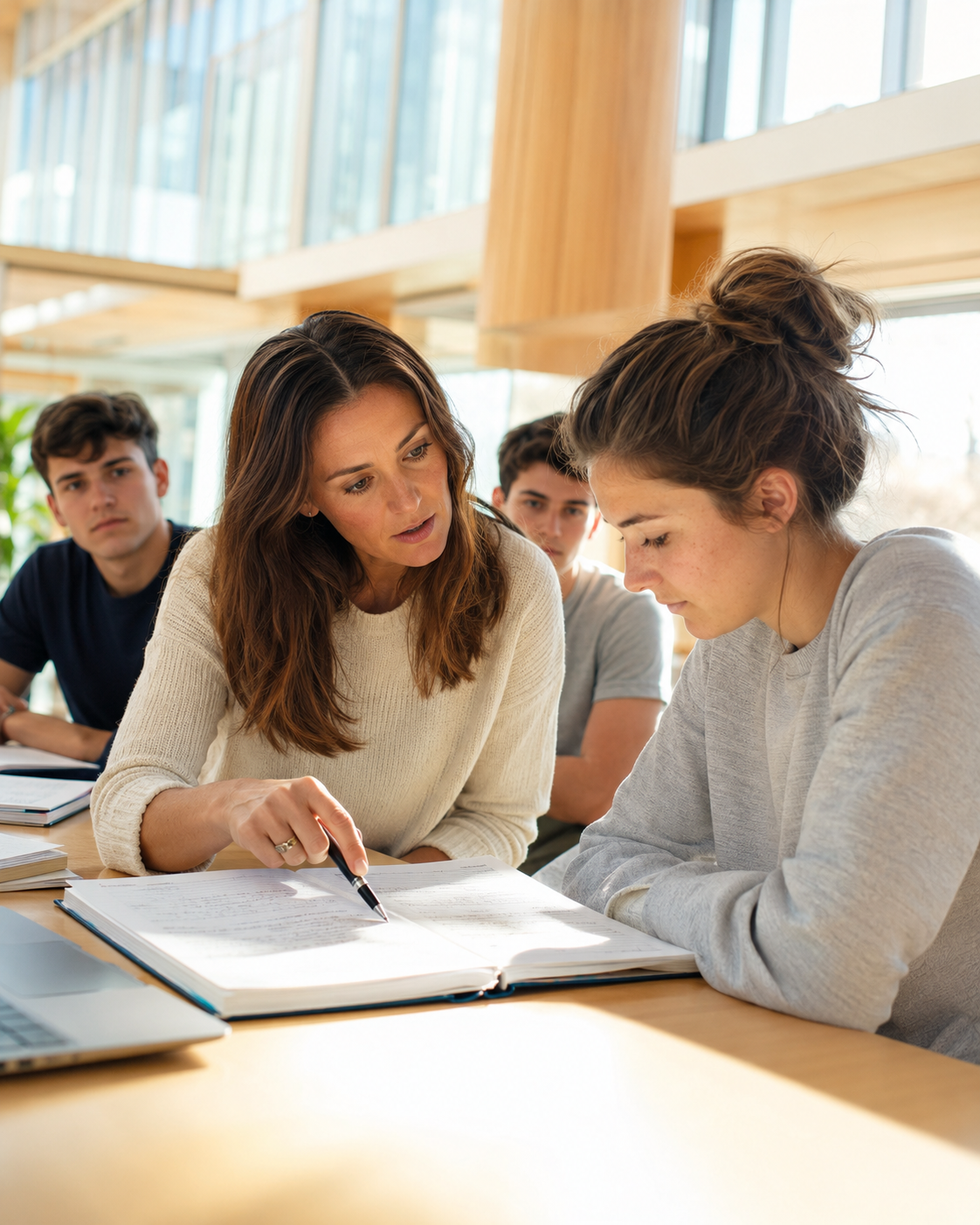 Feedback humain structuré après un exercice